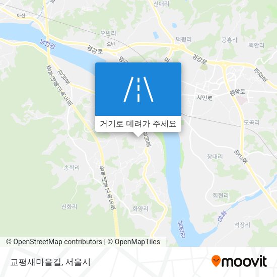 교평새마을길 지도