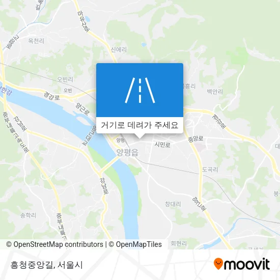 흥청중앙길 지도
