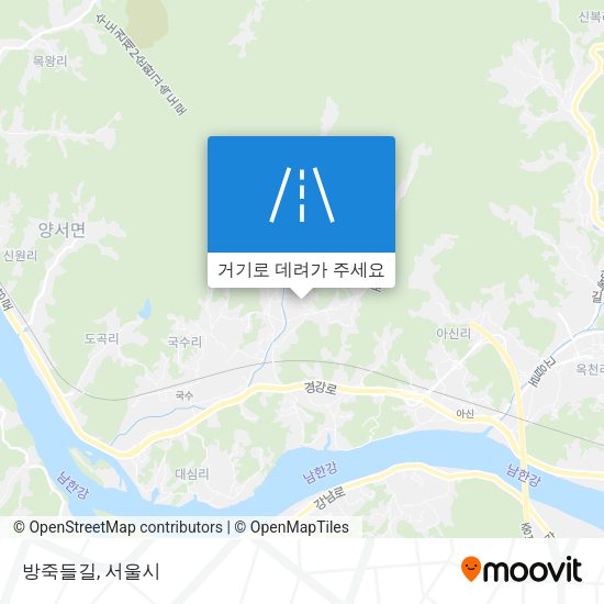 방죽들길 지도