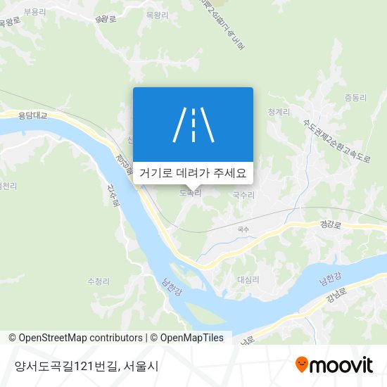 양서도곡길121번길 지도