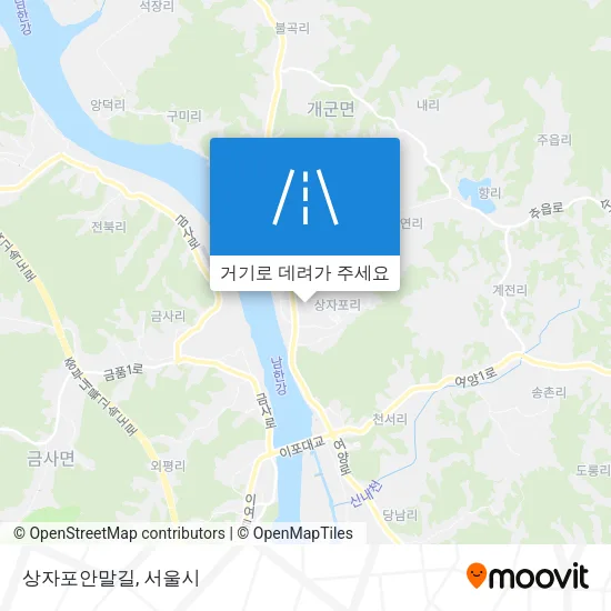 상자포안말길 지도