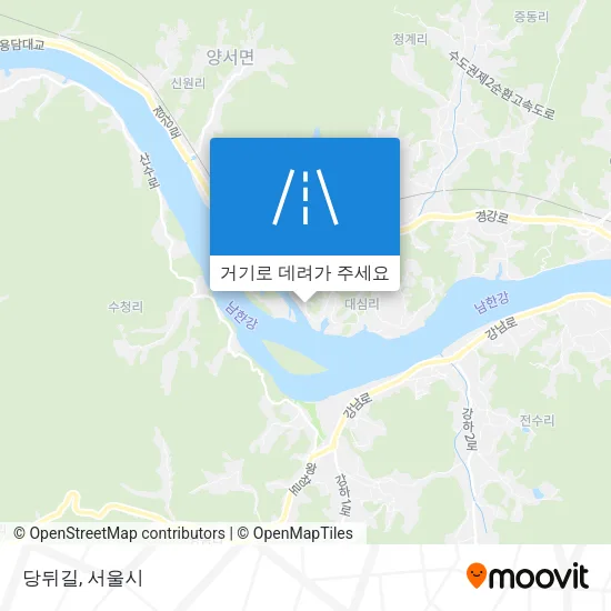 당뒤길 지도
