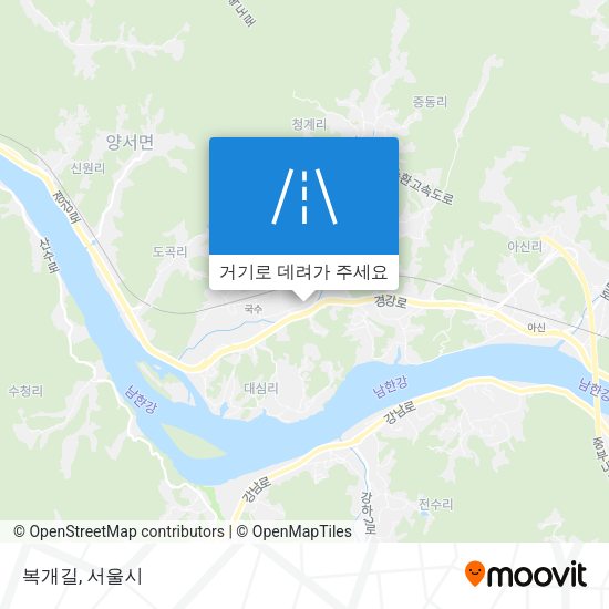 복개길 지도