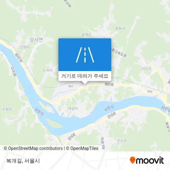 복개길 지도