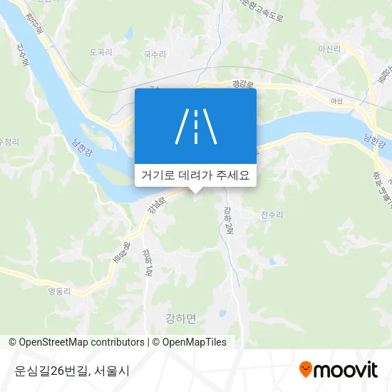 운심길26번길 지도