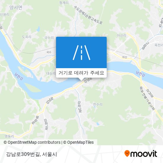 강남로309번길 지도