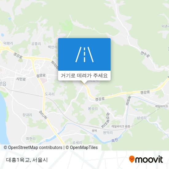 대흥1육교 지도