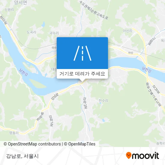 강남로 지도