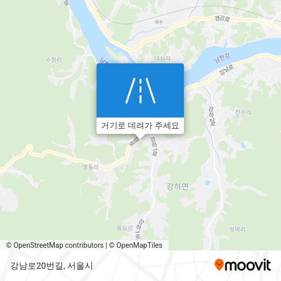 강남로20번길 지도