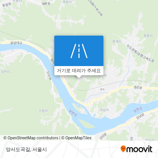 양서도곡길 지도