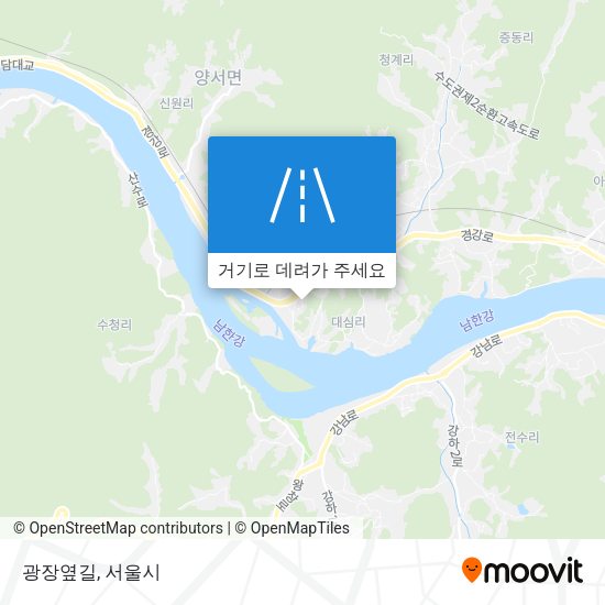 광장옆길 지도