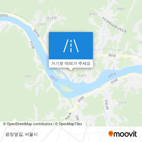 광장옆길 지도