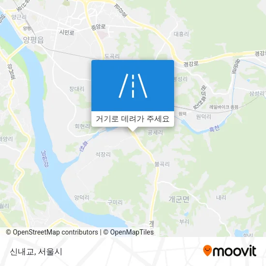 신내교 지도
