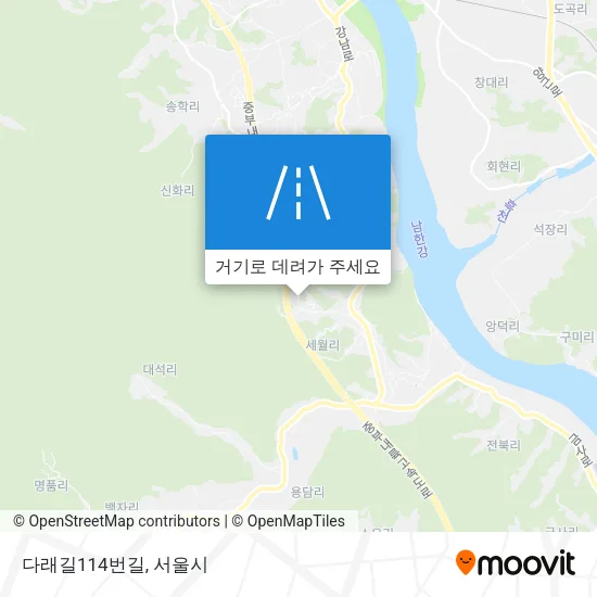 다래길114번길 지도