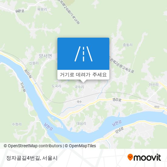 정자골길4번길 지도