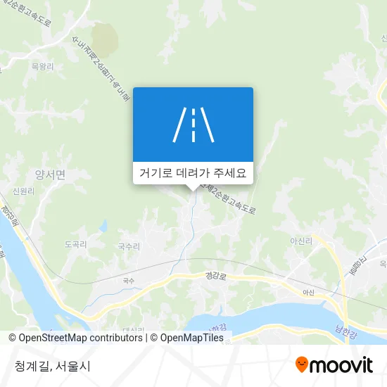 청계길 지도