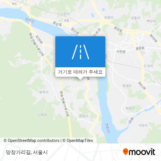망장가리길 지도
