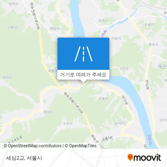 세심2교 지도