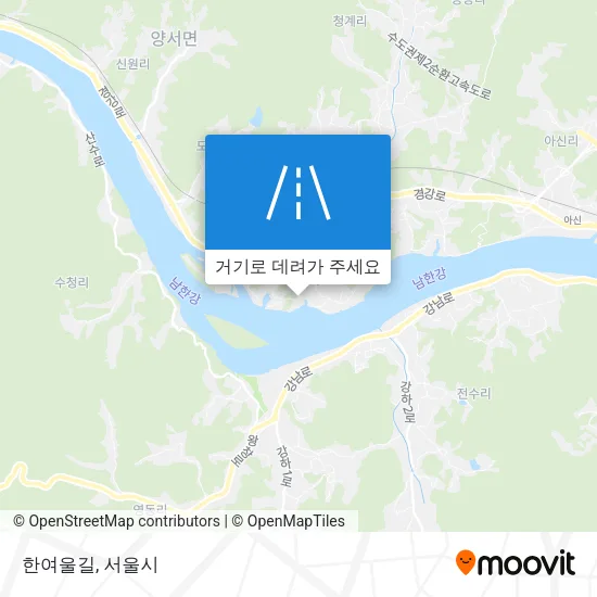 한여울길 지도