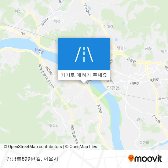 강남로899번길 지도