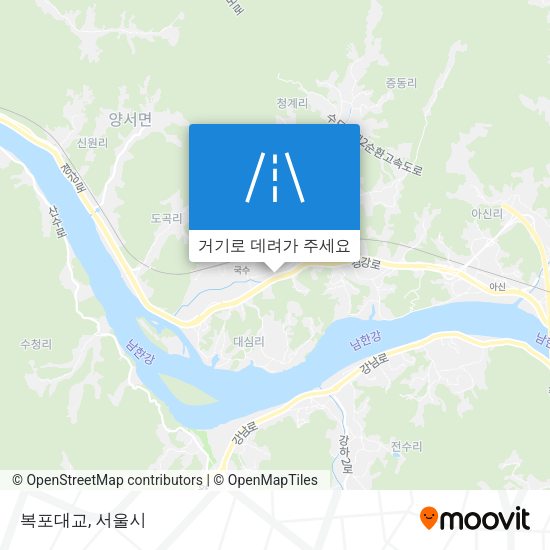 복포대교 지도