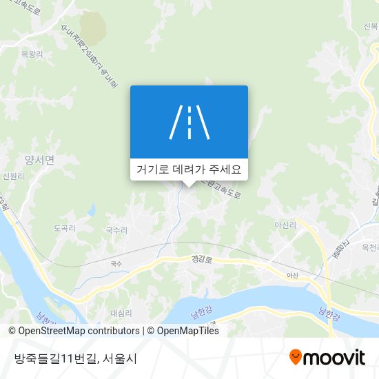 방죽들길11번길 지도