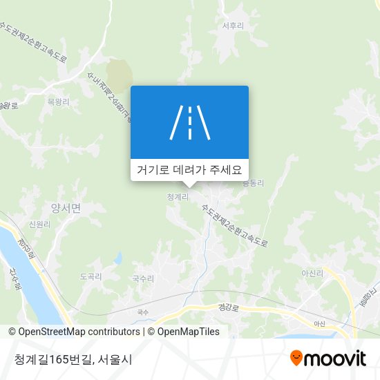청계길165번길 지도