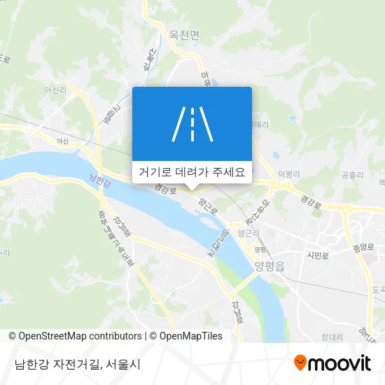 남한강 자전거길 지도