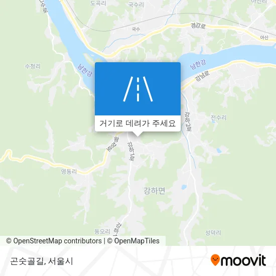 곤숫골길 지도