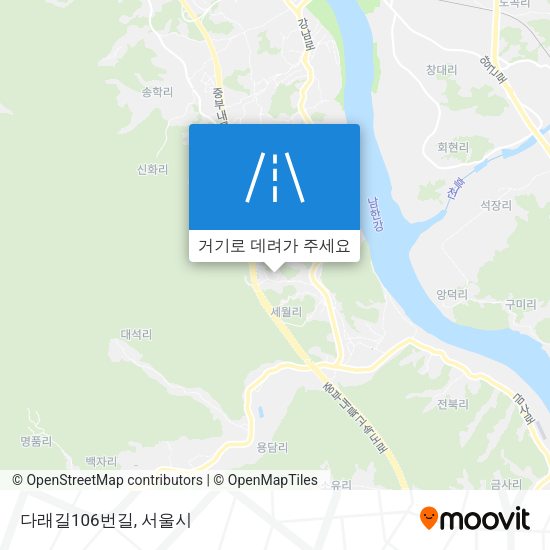 다래길106번길 지도