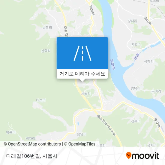다래길106번길 지도