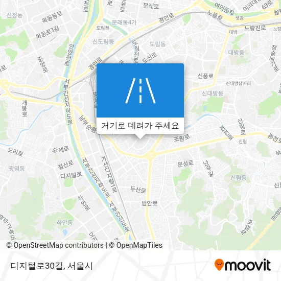 디지털로30길 지도