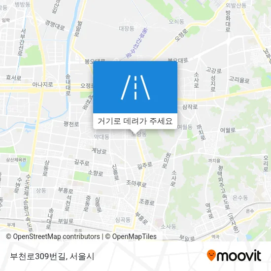 부천로309번길 지도