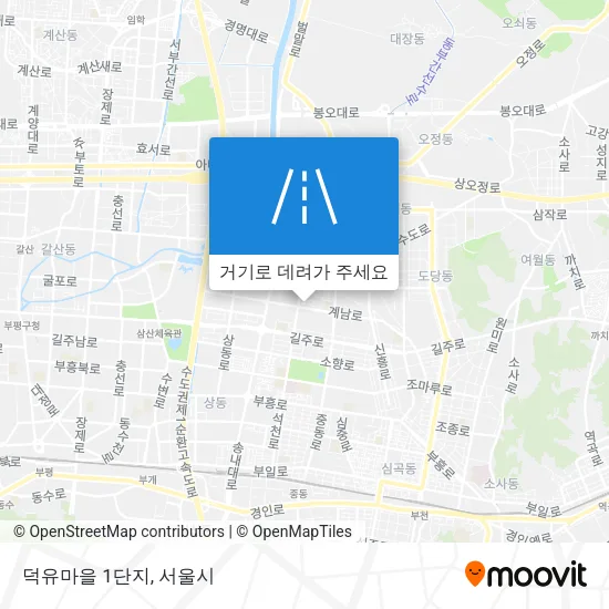 덕유마을 1단지 지도