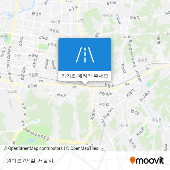 원미로7번길 지도
