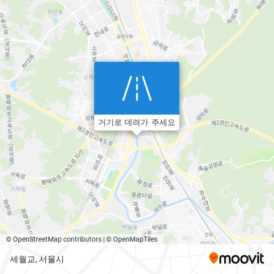 세월교 지도