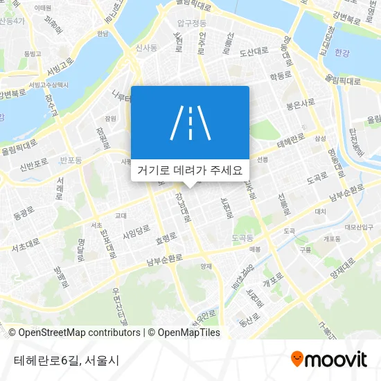 테헤란로6길 지도