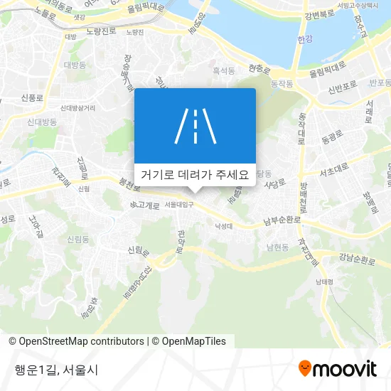 행운1길 지도