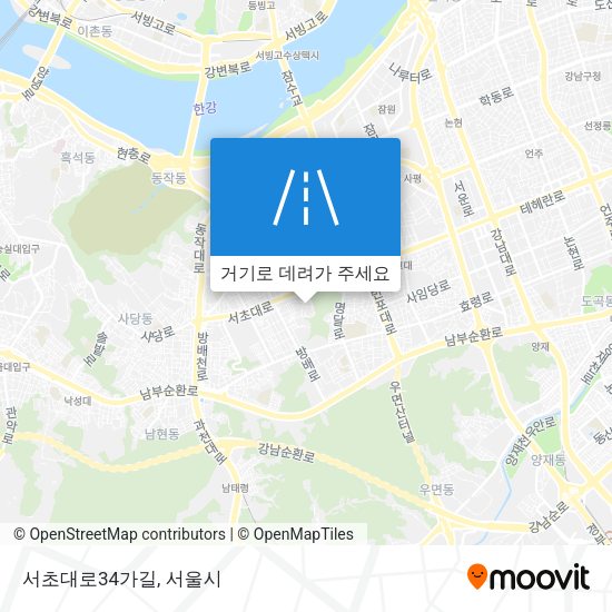 서초대로34가길 지도