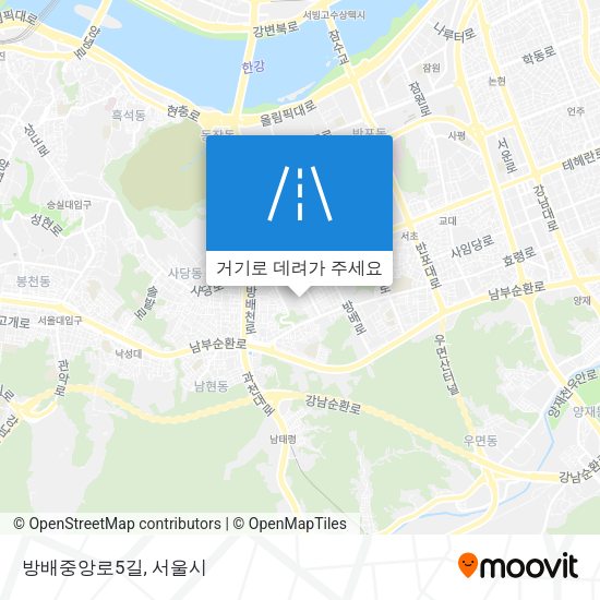 방배중앙로5길 지도