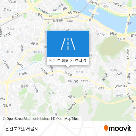 은천로9길 지도