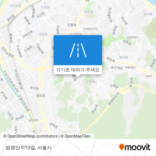 법원단지13길 지도