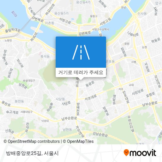 방배중앙로25길 지도