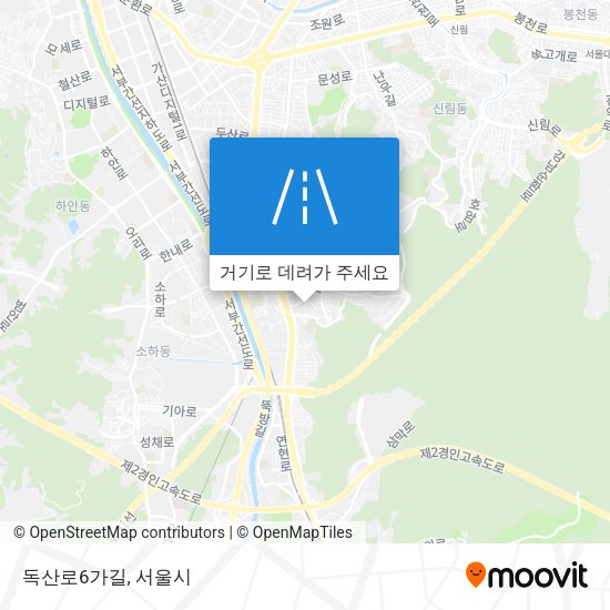 독산로6가길 지도
