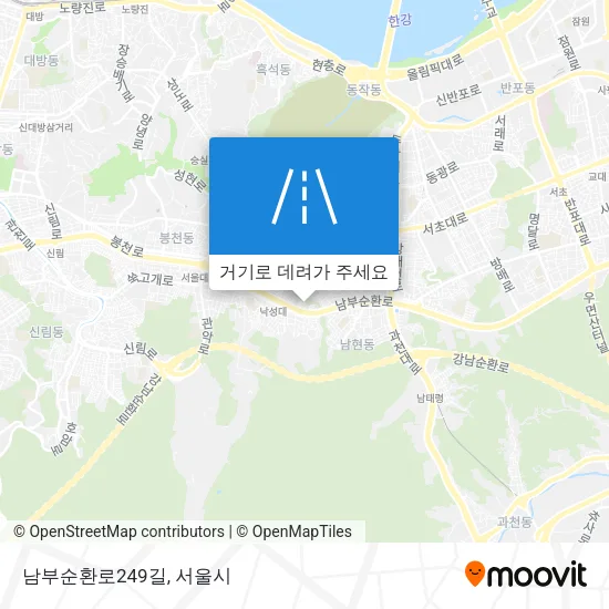 남부순환로249길 지도