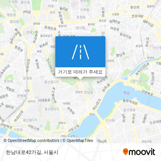 한남대로42가길 지도
