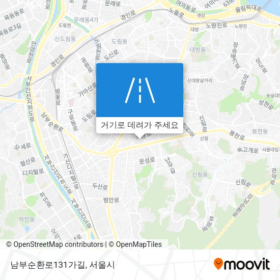 남부순환로131가길 지도