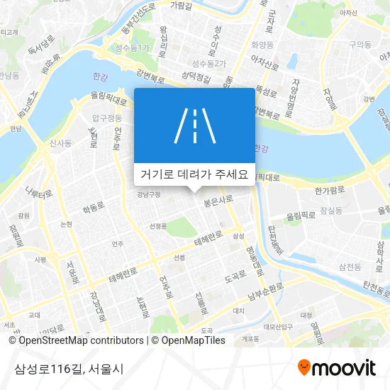 삼성로116길 지도