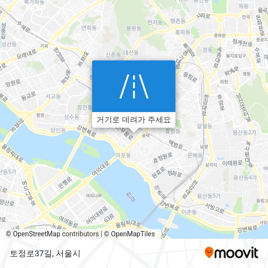 토정로37길 지도