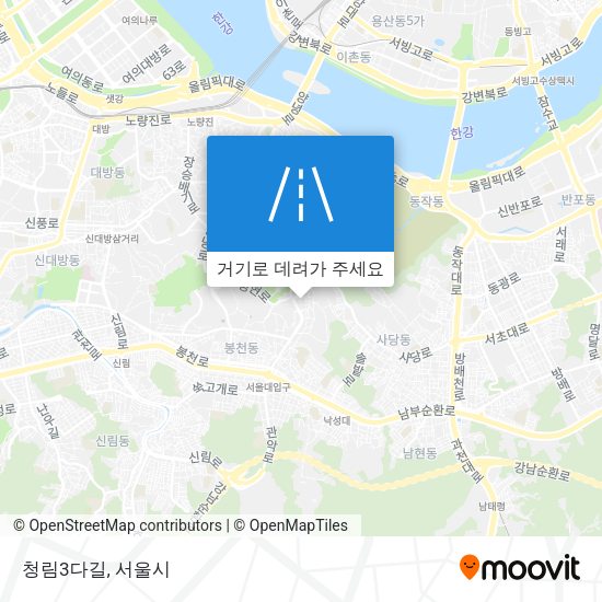 청림3다길 지도